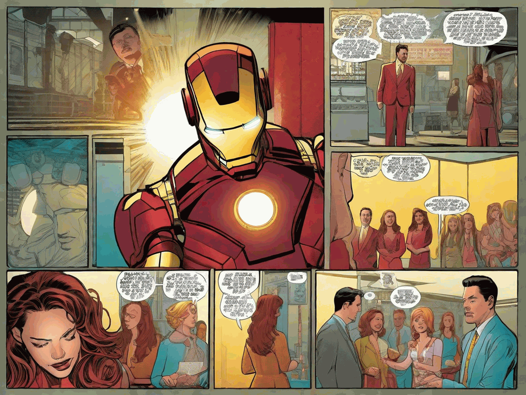 Funny Comic Picture Iron Man