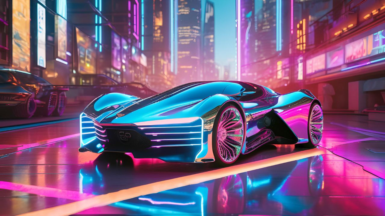 Future Car 3D - AI Image